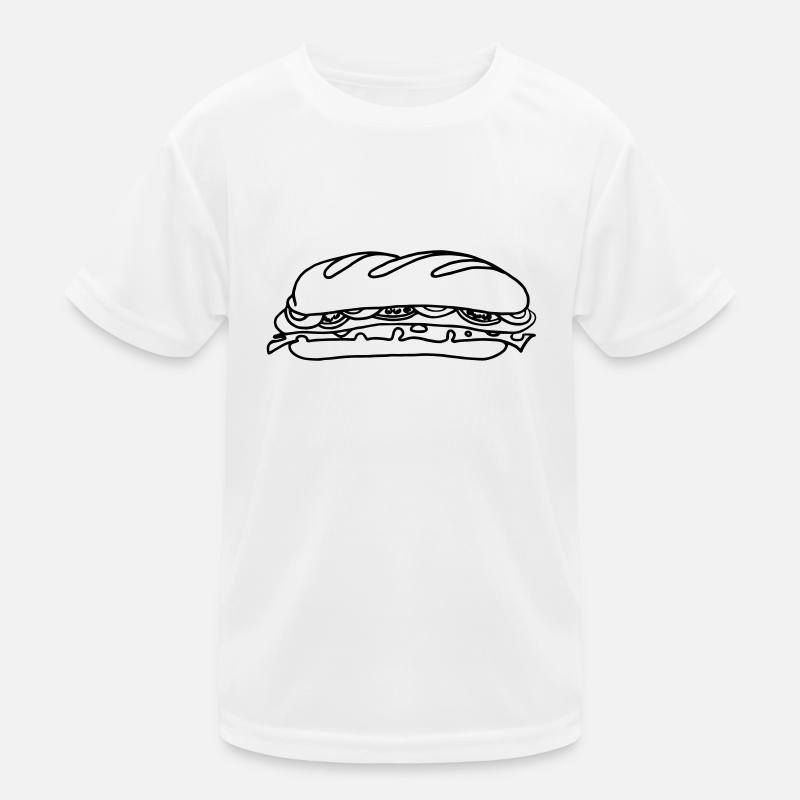 Sandwich belegtes Brot Geschenk Geschenkidee Kinder Funktions-T-Shirt