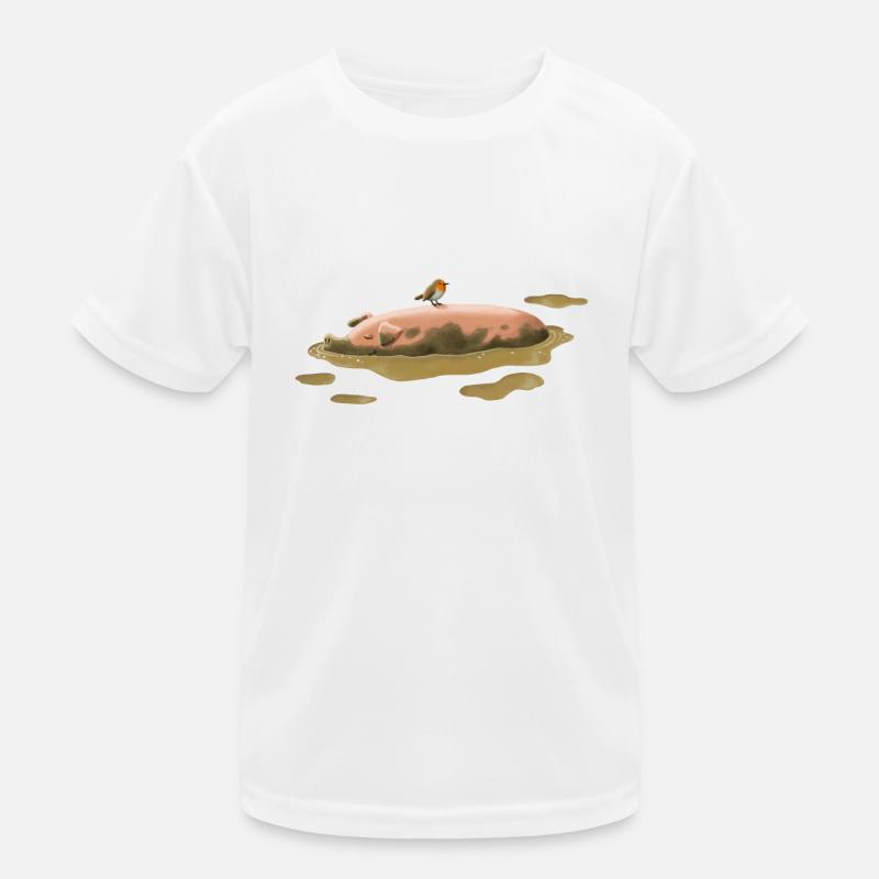 Pig in the dirt Kids Functional T-Shirt