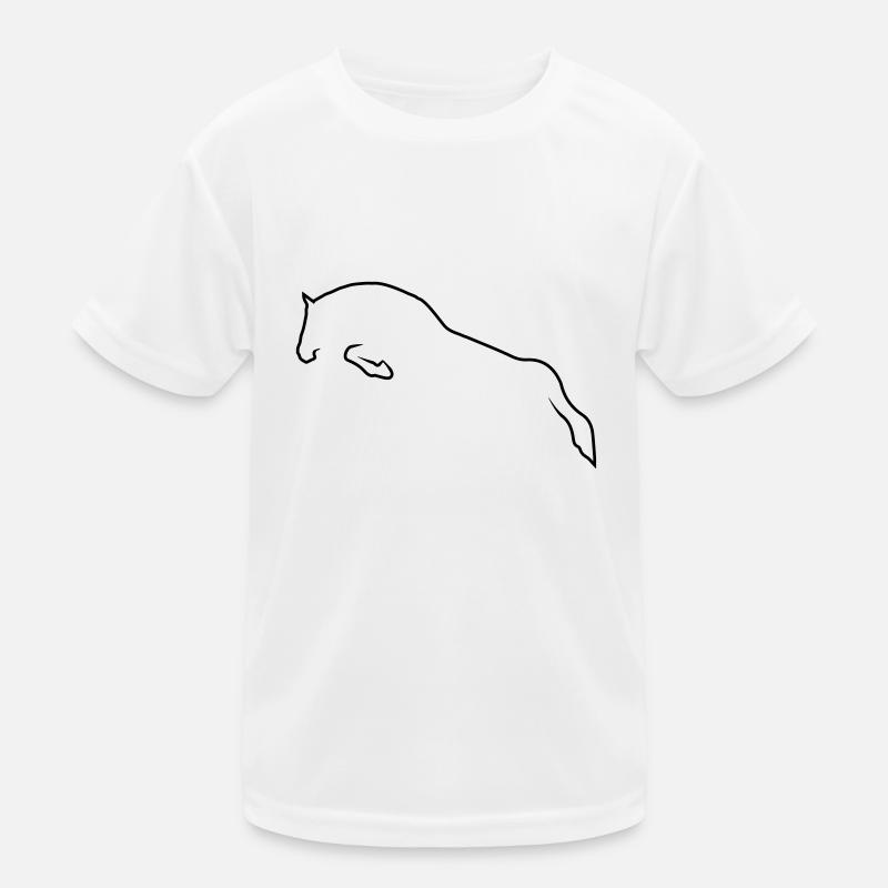 Springpferd Kinder Funktions-T-Shirt