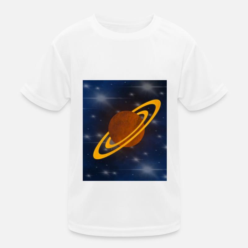 Conception de planètes - Saturne T-shirt sport Enfant