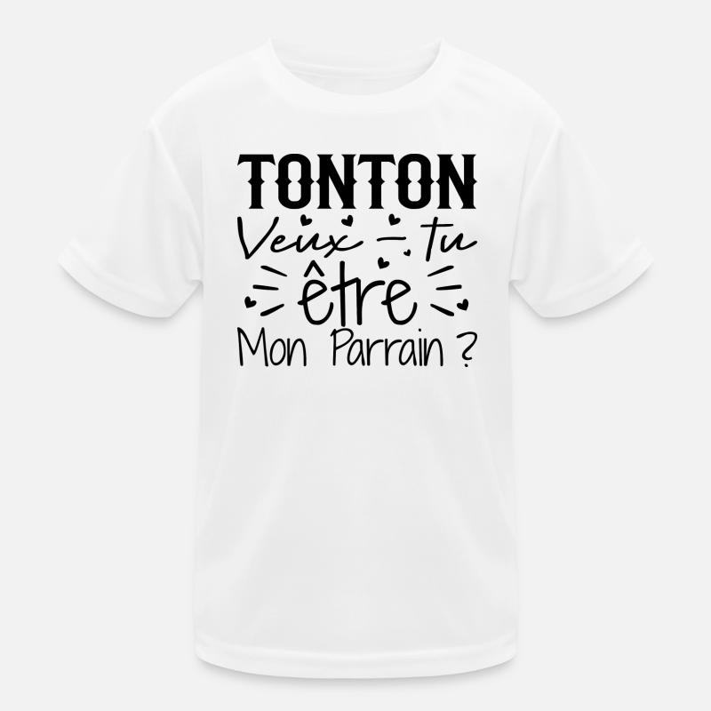 Onkel: Willst du Mein Pate sein? Kinder Funktions-T-Shirt