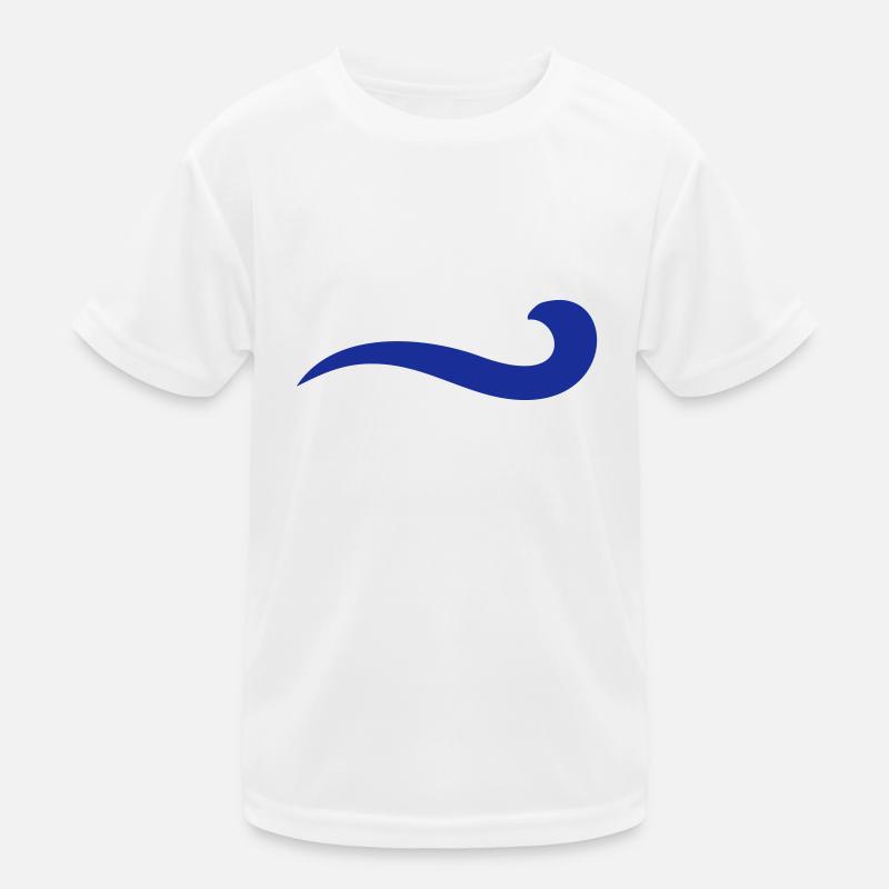 Ottimo simbolo per l'acqua - Maglietta sportiva per bambini - bianco
