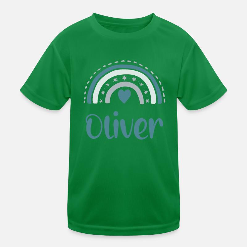 Oliver Nom Arc-en-ciel T-shirt sport Enfant