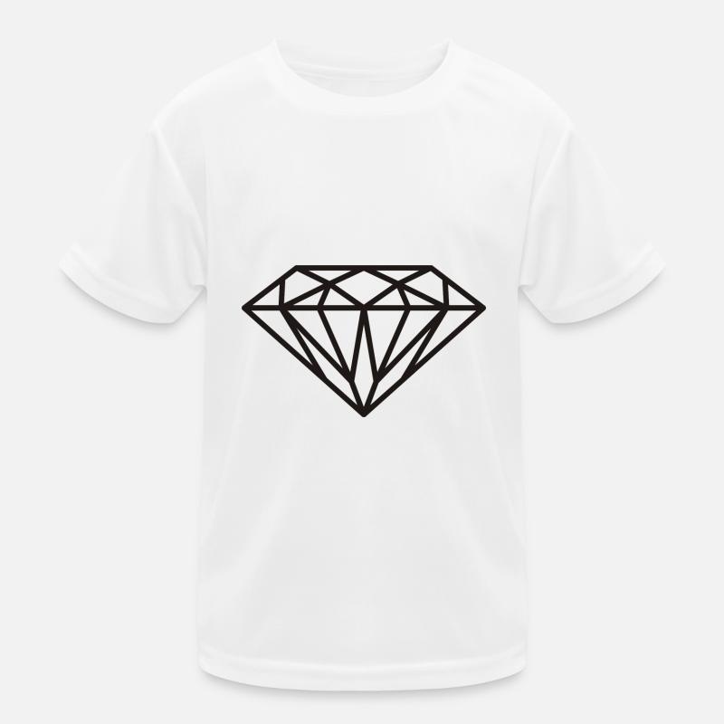 Diamant Kinder Funktions-T-Shirt