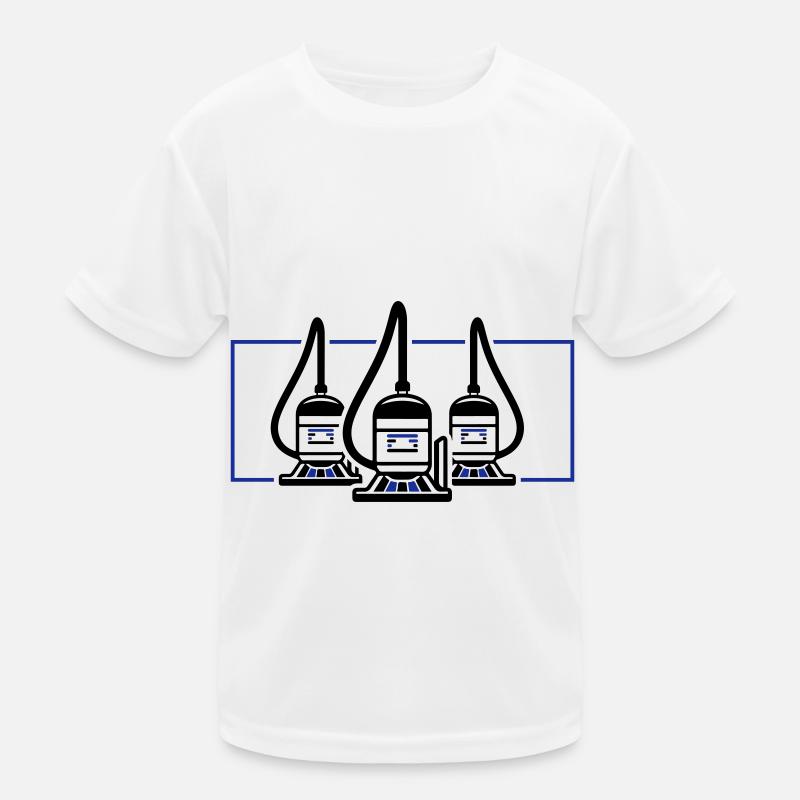 Staubsauger Putzen Kinder Funktions-T-Shirt