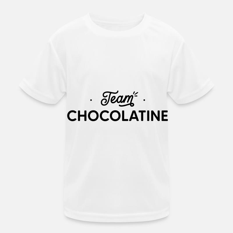 team Chocolatine - T-shirt sport Enfant - blanc