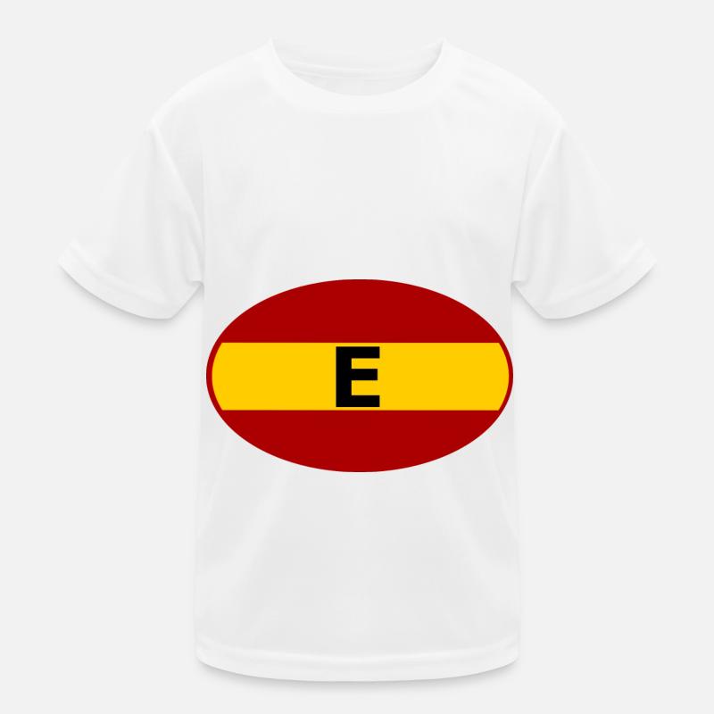 Auto Aufkleber Spanien Kinder Funktions-T-Shirt