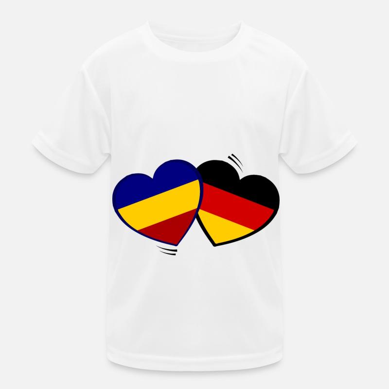 Amour allemand roumain T-shirt sport Enfant