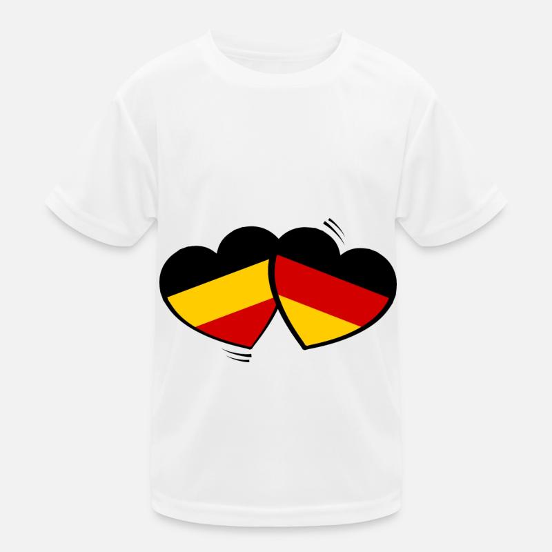 The German-Belgian friendship Kids Functional T-Shirt