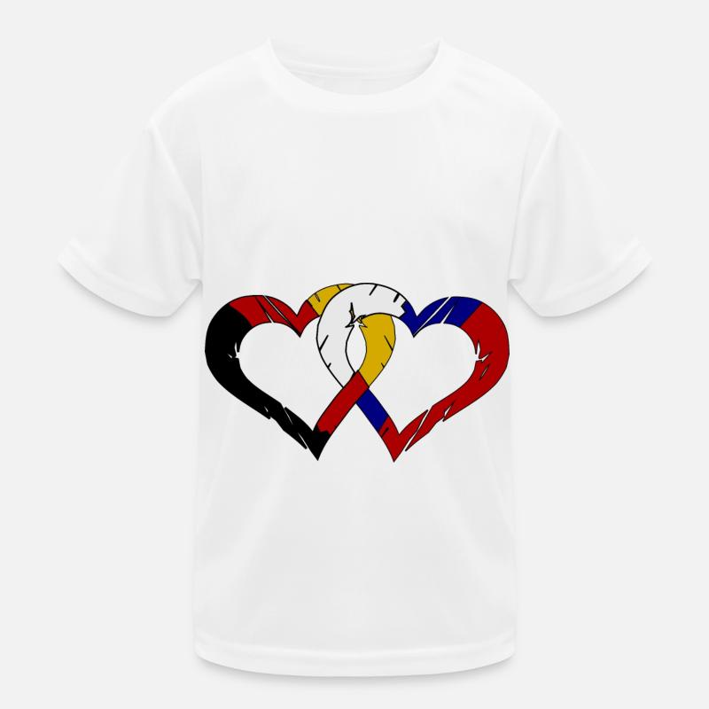 Cœurs russo-allemands T-shirt sport Enfant