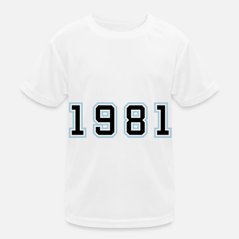 1981 Jahr Geburtstag Kinder Funktions-T-Shirt