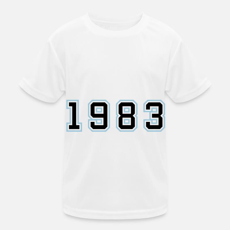 1983 Jahr Geburtstag - Kinder Funktions-T-Shirt - Weiß
