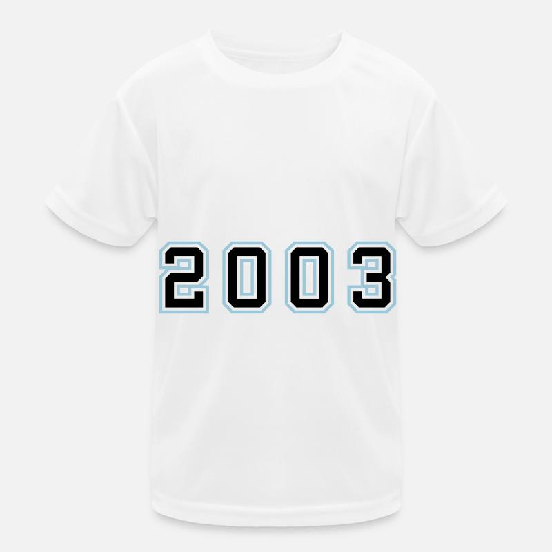 2003 Jahr Geburtstag Kinder Funktions-T-Shirt