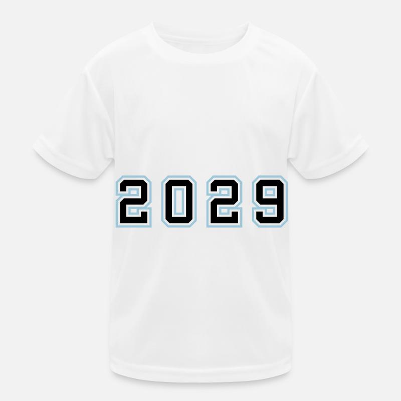 2029 Jahr Geburtstag Kinder Funktions-T-Shirt