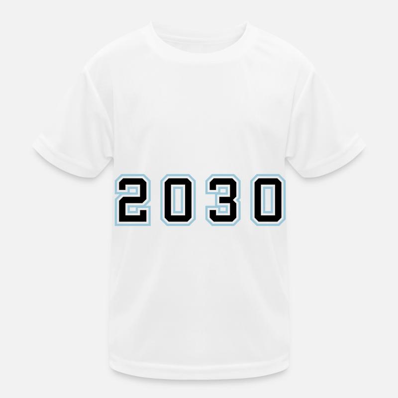 2030 Jahr Geburtstag Kinder Funktions-T-Shirt