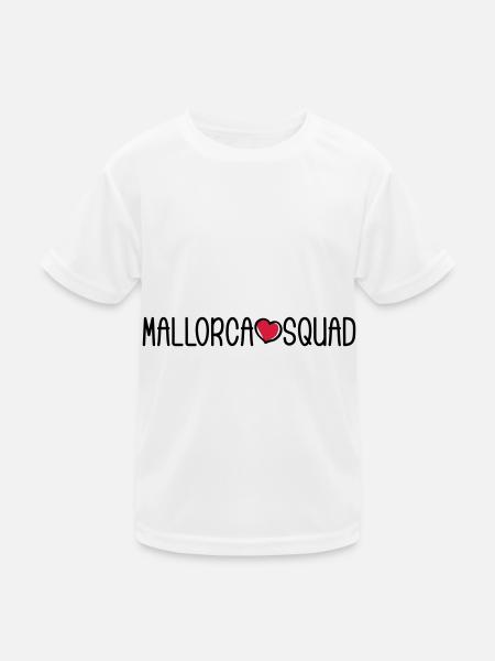 Mallorca Squad - Kids Functional T-Shirt - white - Front