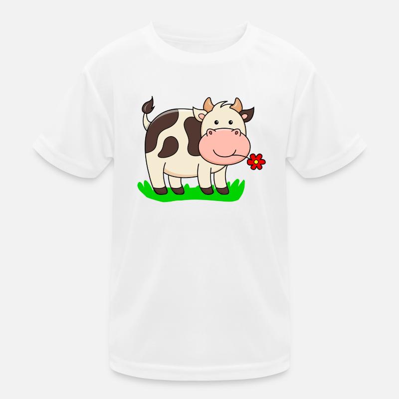 Cow Farm Kids Functional T-Shirt
