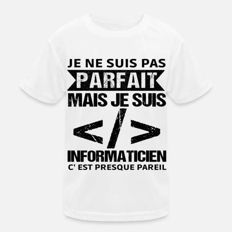 Humour Geek Cadeau Informaticien Programmeur T-shirt sport Enfant