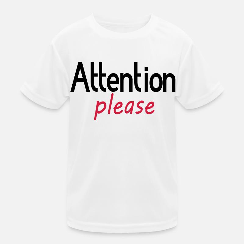 Attention s’il vous plaît T-shirt sport Enfant