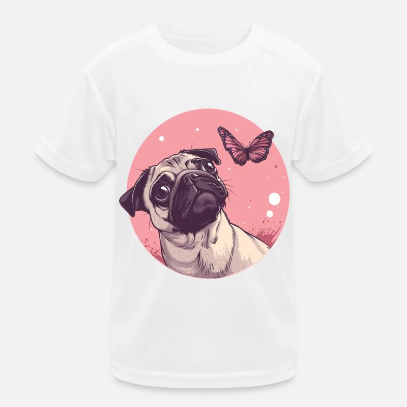 Carlin et papillon T-shirt sport Enfant