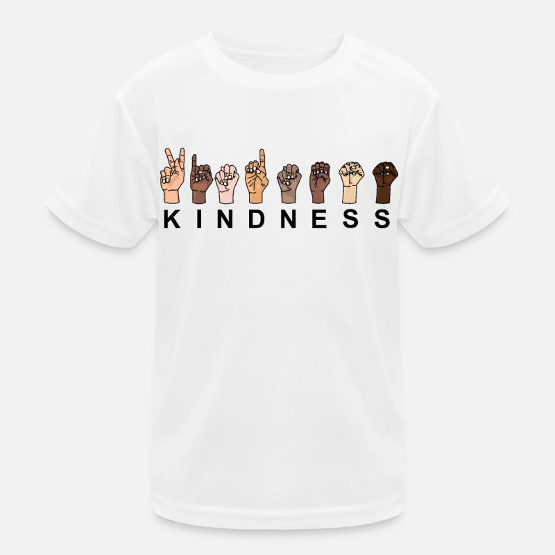 KINDNESS in sign language Kids Functional T-Shirt