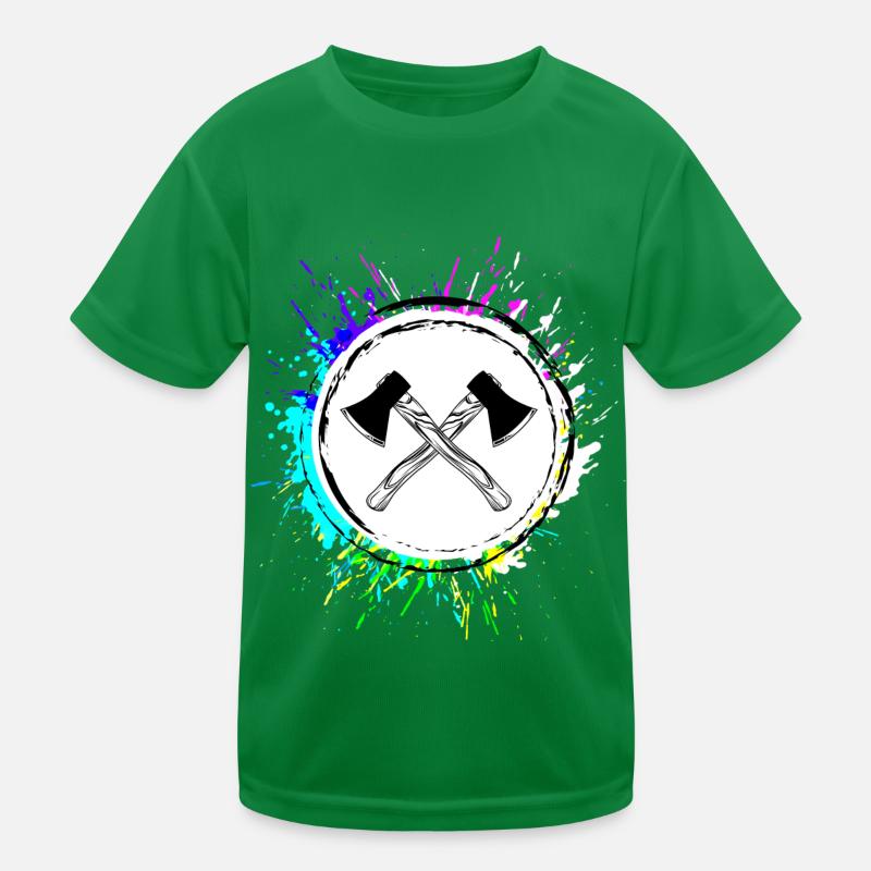 Axe Symbol Kids Functional T-Shirt