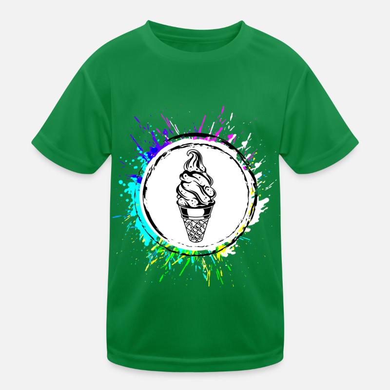 Eis Lecker Icecream Kinder Funktions-T-Shirt