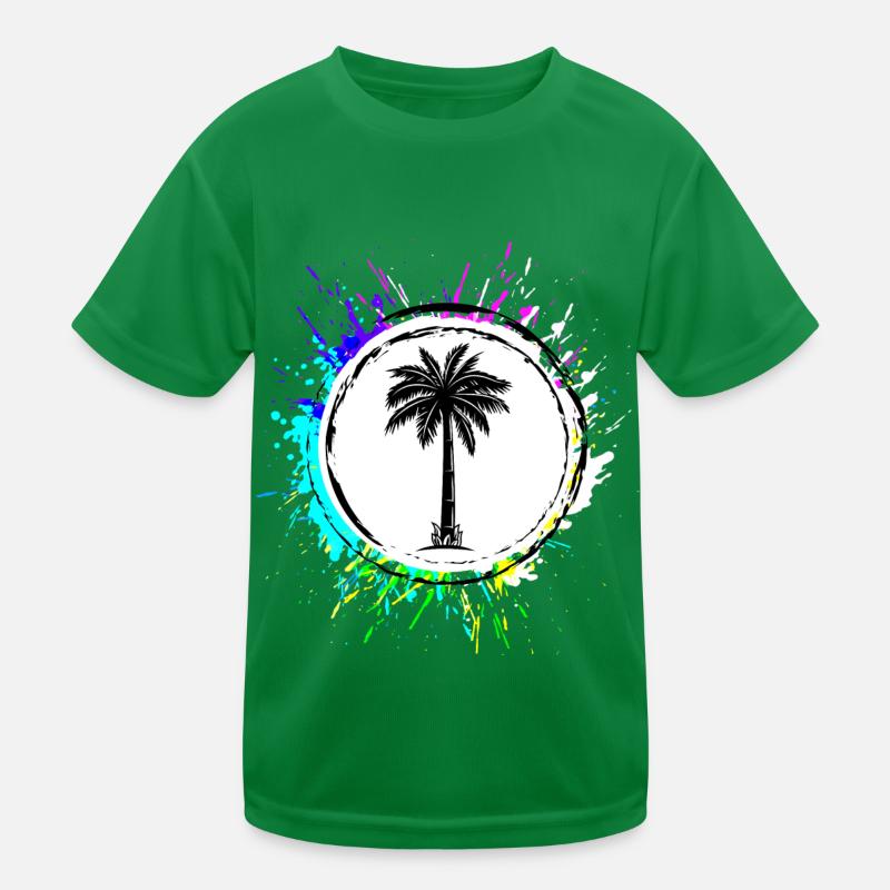 Symbole de palmier T-shirt sport Enfant