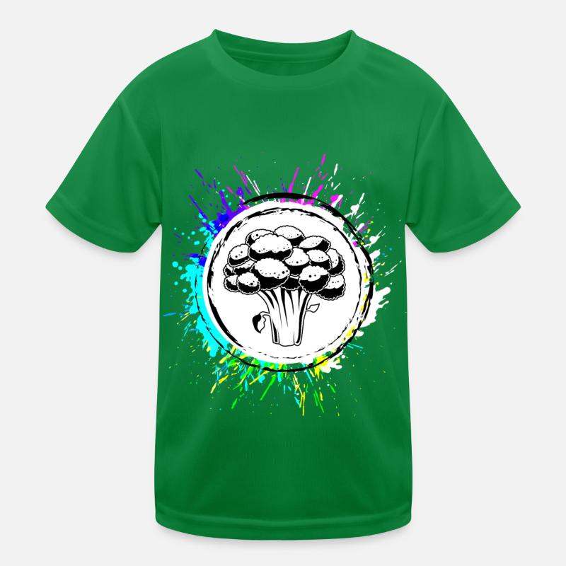 Broccoli Vegetables Kids Functional T-Shirt