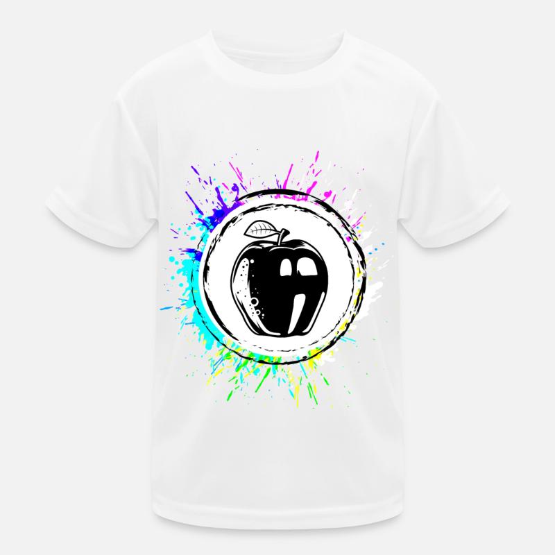 Apfel Bunt vitamine Kinder Funktions-T-Shirt