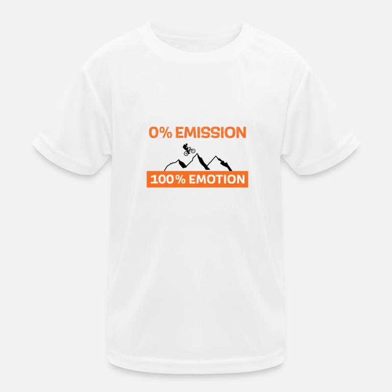 0% Emission 100% Emotion Kinder Funktions-T-Shirt