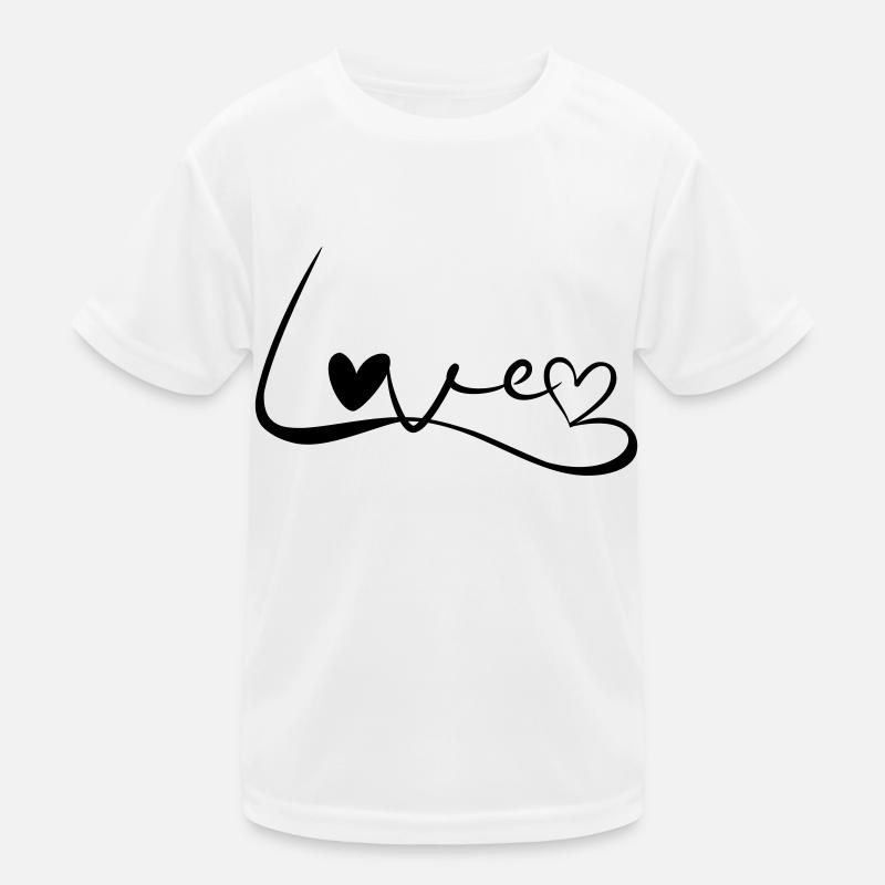 Love Font Kids Functional T-Shirt
