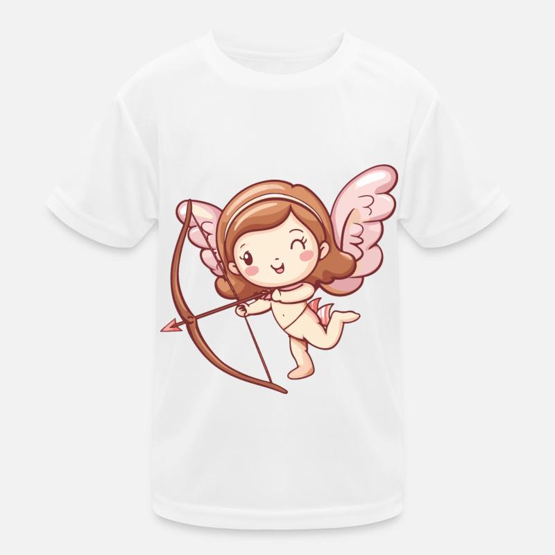Ange arc et flèche Cupidon Saint-Valentin T-shirt sport Enfant