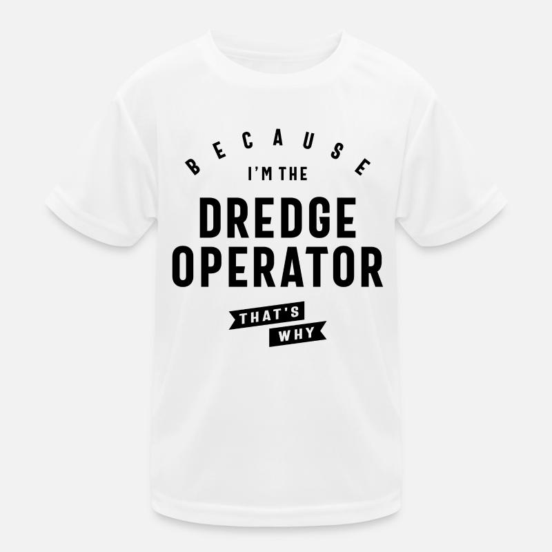 Dredge Operator Bold Statement Kids Functional T-Shirt