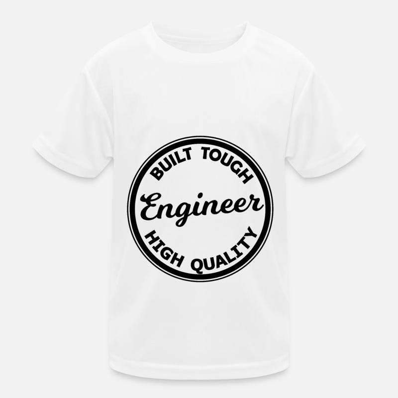 Quality and Engineer Kids Functional T-Shirt