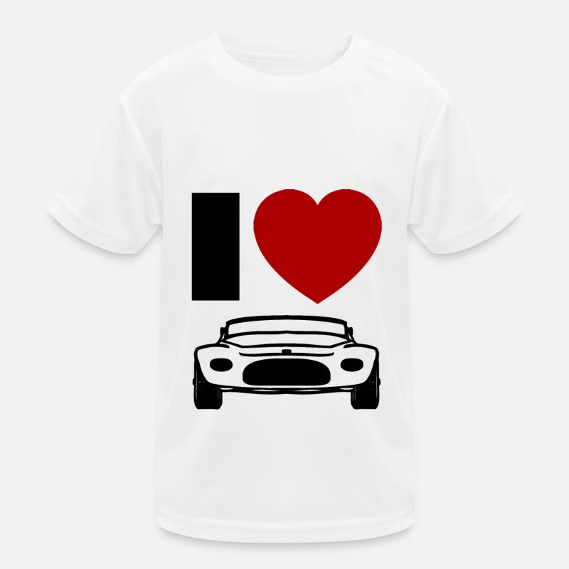 Amour de voiture T-shirt sport Enfant