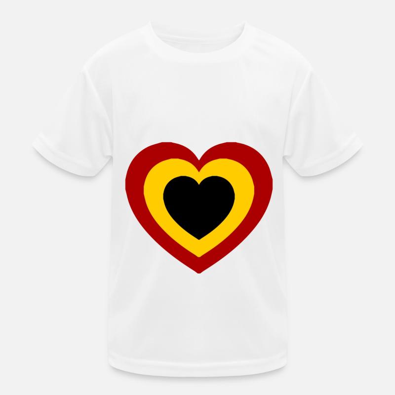 Die belgische Liebe Kinder Funktions-T-Shirt
