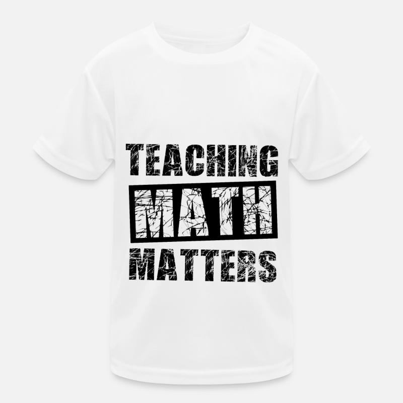 Mathelehrer Kinder Funktions-T-Shirt