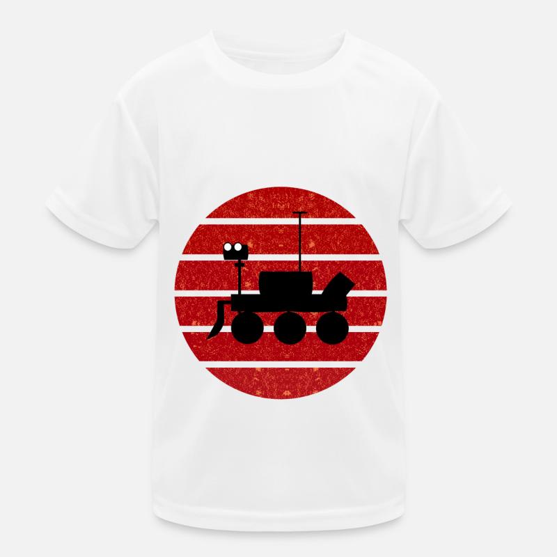 The Space Explorers - Kids Functional T-Shirt - white
