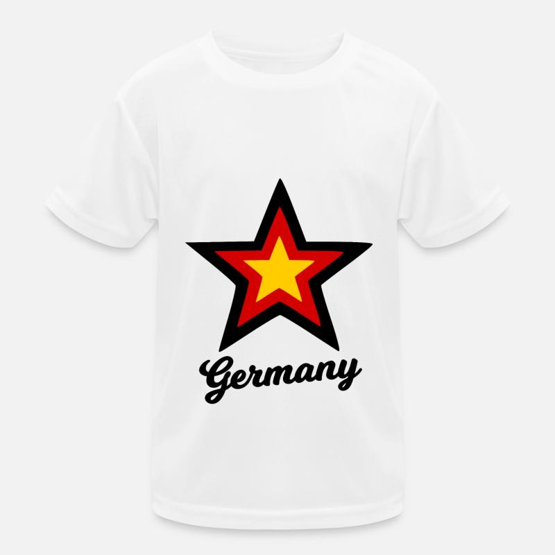 Der Stern aus Deutschland Kinder Funktions-T-Shirt