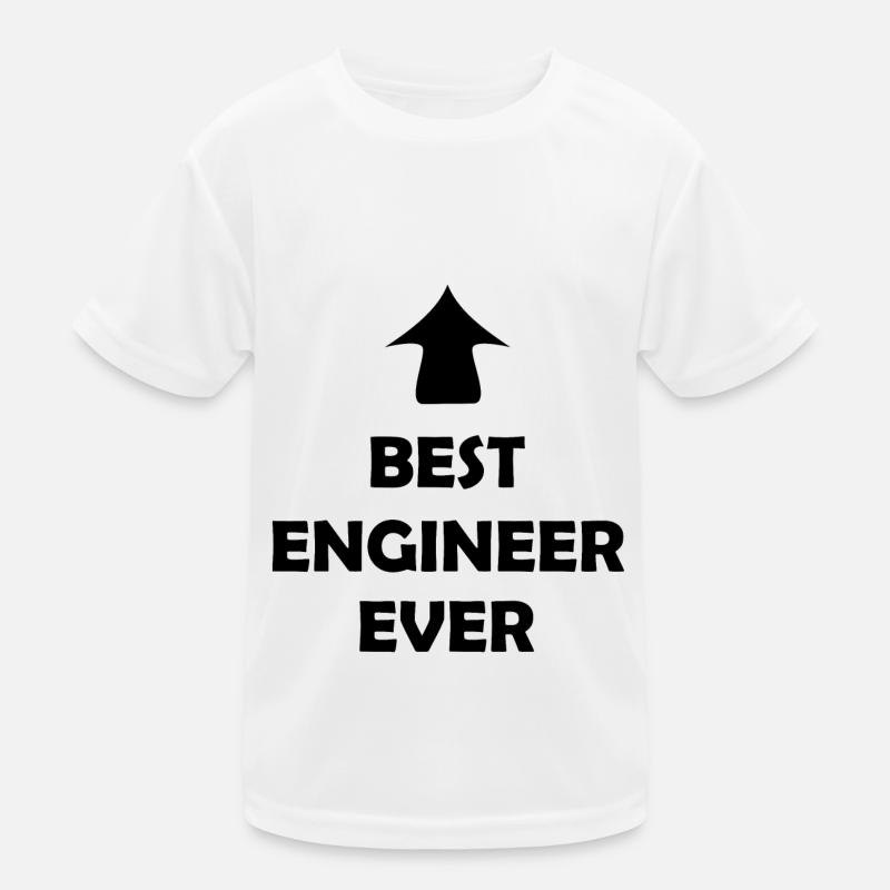 The Best Engineer Kids Functional T-Shirt