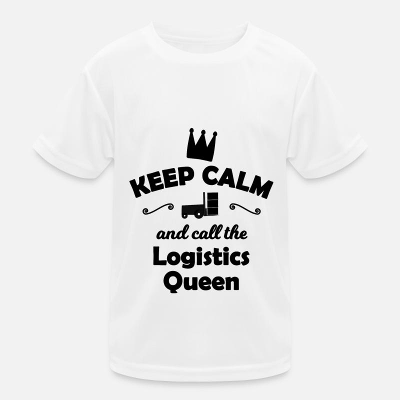 Ruf den Logistiker Kinder Funktions-T-Shirt