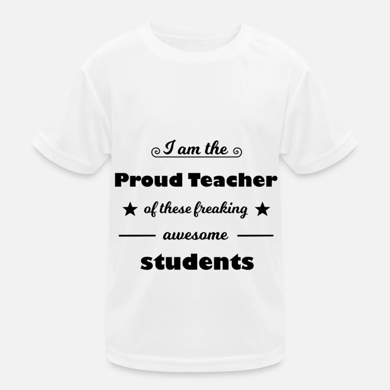 Der lustige Schullehrer Kinder Funktions-T-Shirt