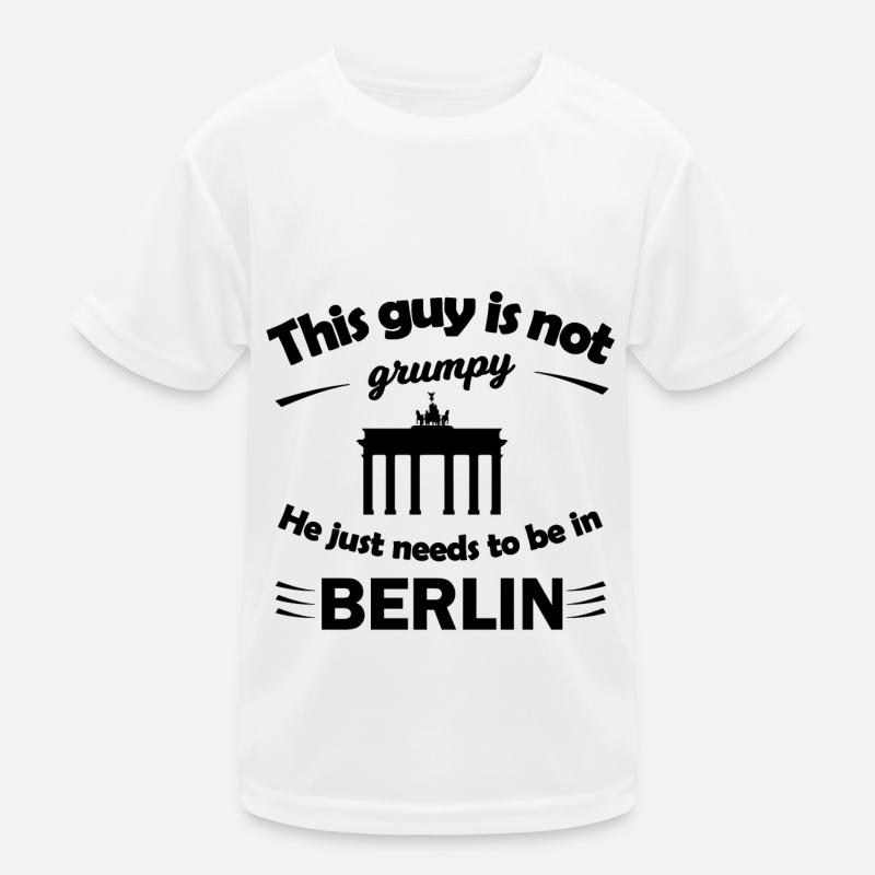 Trip to Berlin Kids Functional T-Shirt