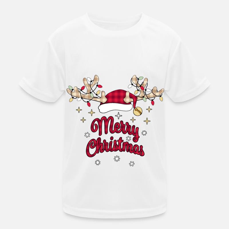 Joyeux Noël, Frohe Weihnachten, Pull moche T-shirt sport Enfant
