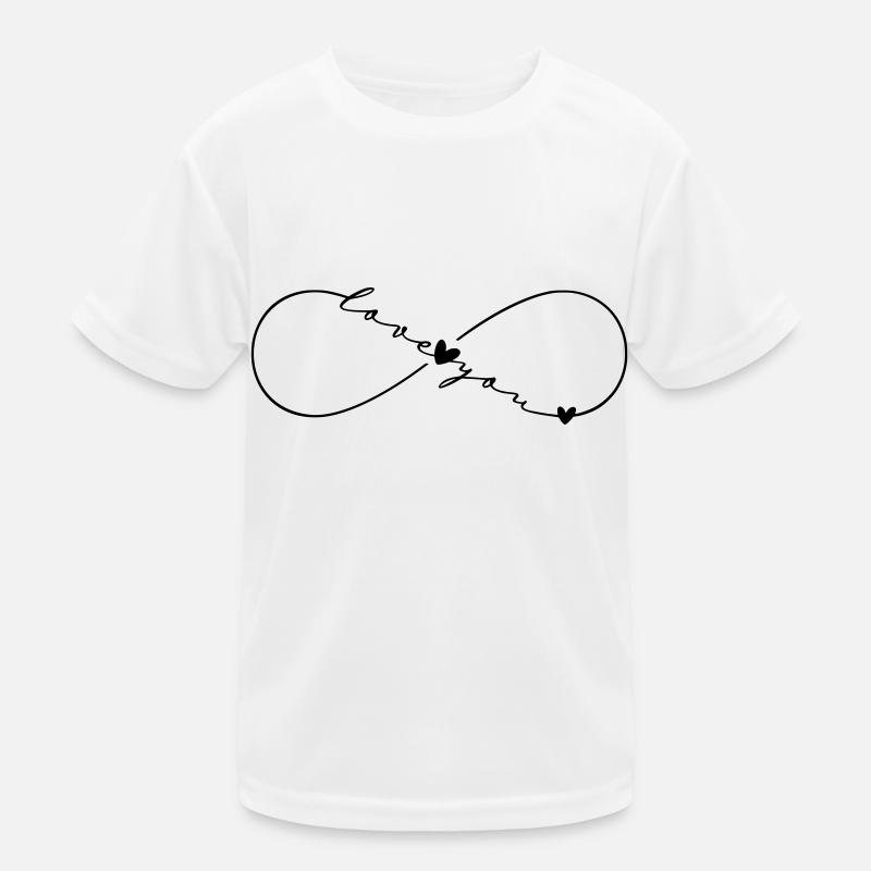 Symbole de l’infini Love You T-shirt sport Enfant