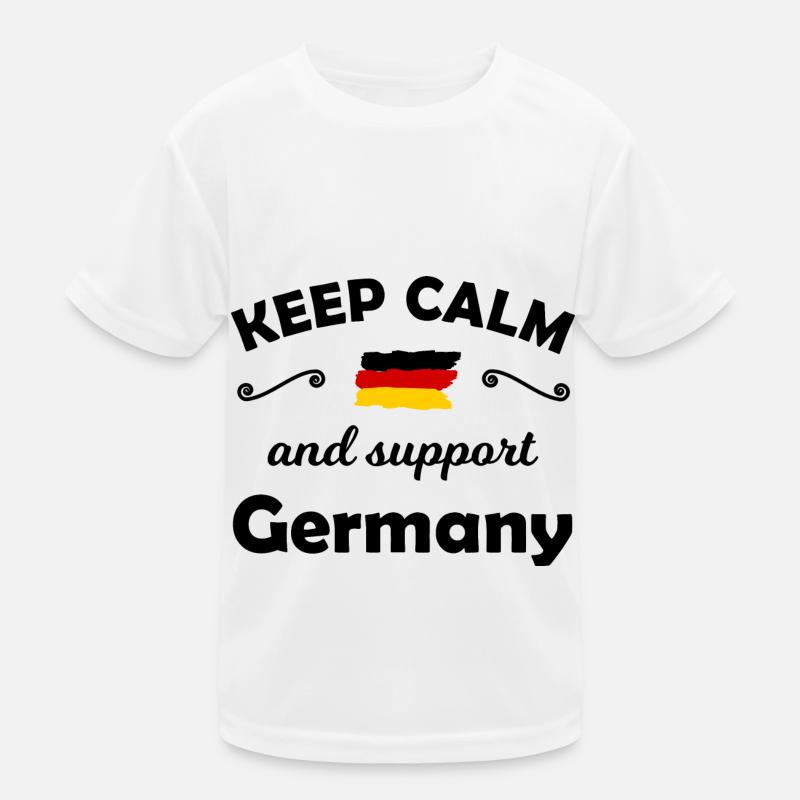 Die Deutschland Supporter Kinder Funktions-T-Shirt