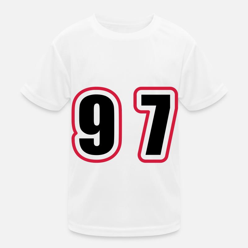 97 Number College Kids Functional T-Shirt