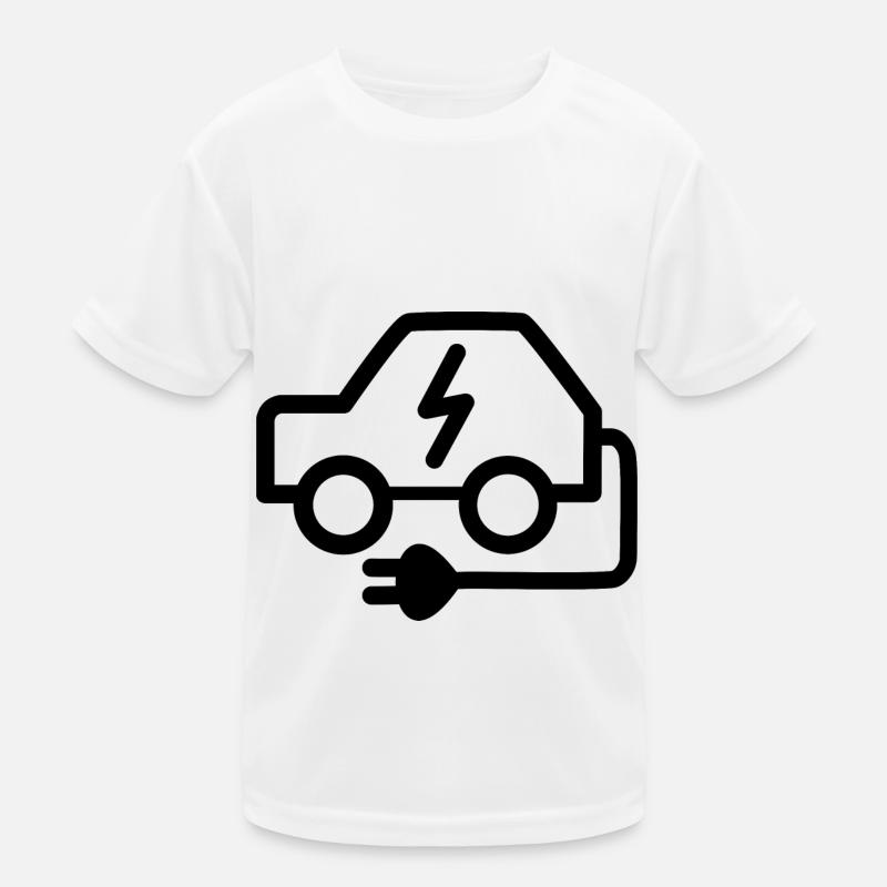 E Auto Kinder Funktions-T-Shirt