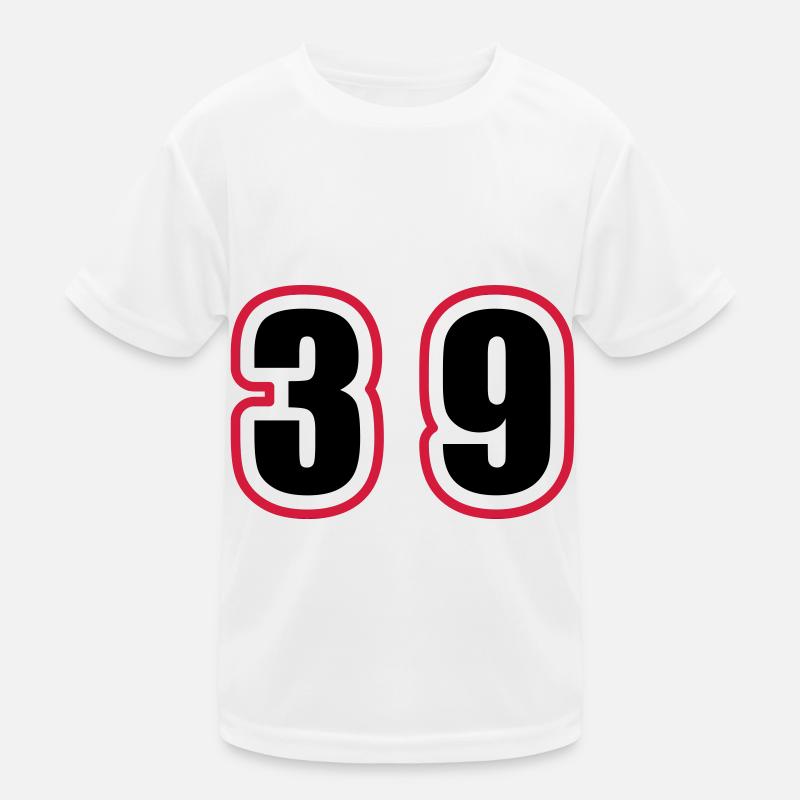 39 Number College Kids Functional T-Shirt